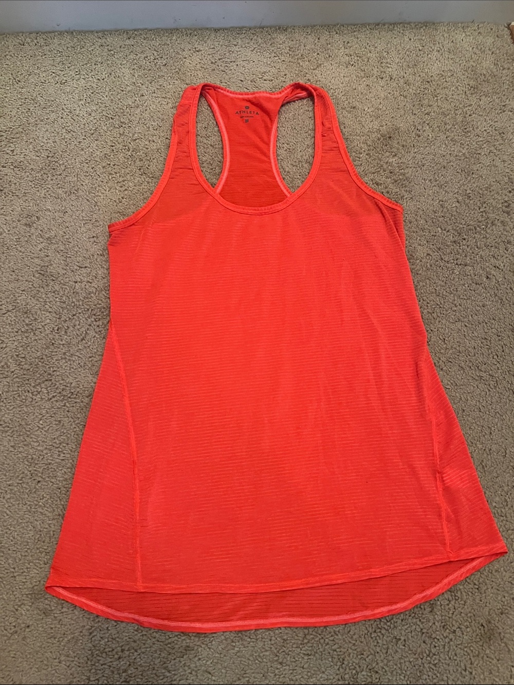 Athleta Coral Racerback Tank Top
